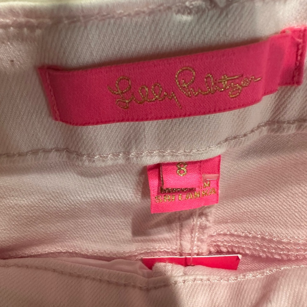 Lilly Pulitzer NWT Annet Crop Flare Jeans in Misty Pink Size 8. - Picture 6 of 6